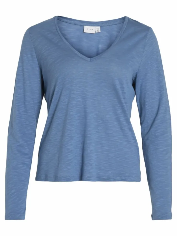 VILA Tops & T-shirts^V-NECK LONG SLEEVED TOP