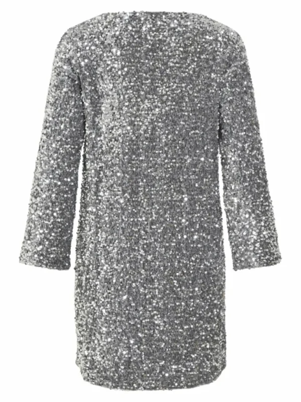 VILA Dresses^V-NECK SEQUIN SHORT DRESS