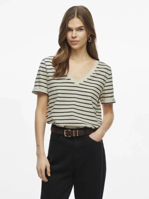 VILA Tops & T-shirts^V-NECK SHORT SLEEVED TOP