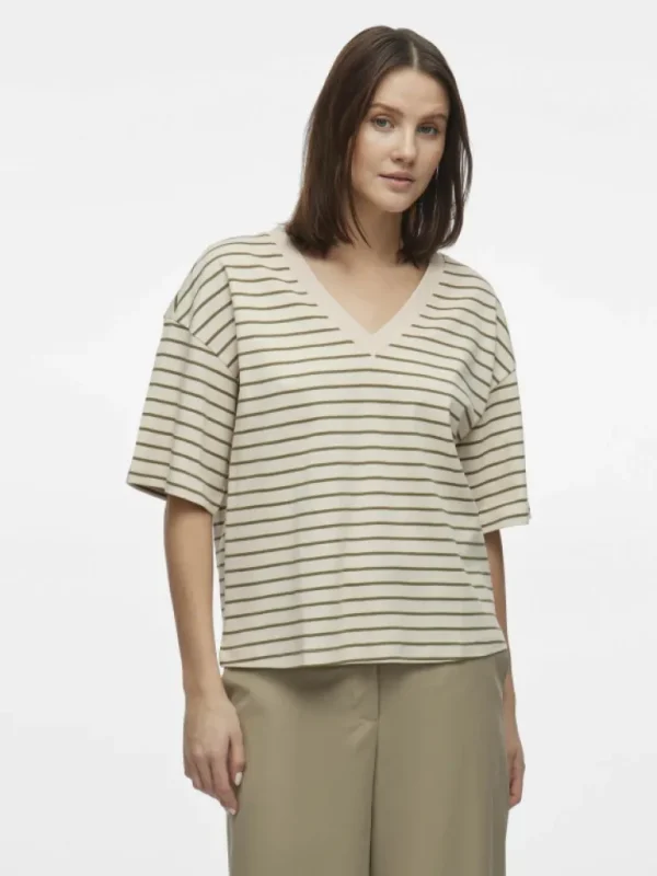 VILA Tops & T-shirts^V-NECK SHORT SLEEVED TOP