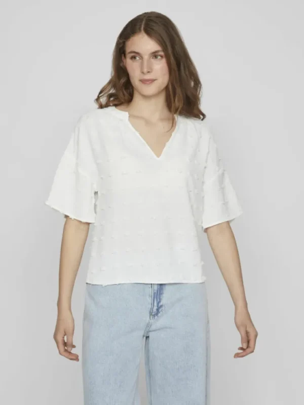 VILA Tops & T-shirts^V-NECK SHORT SLEEVED TOP