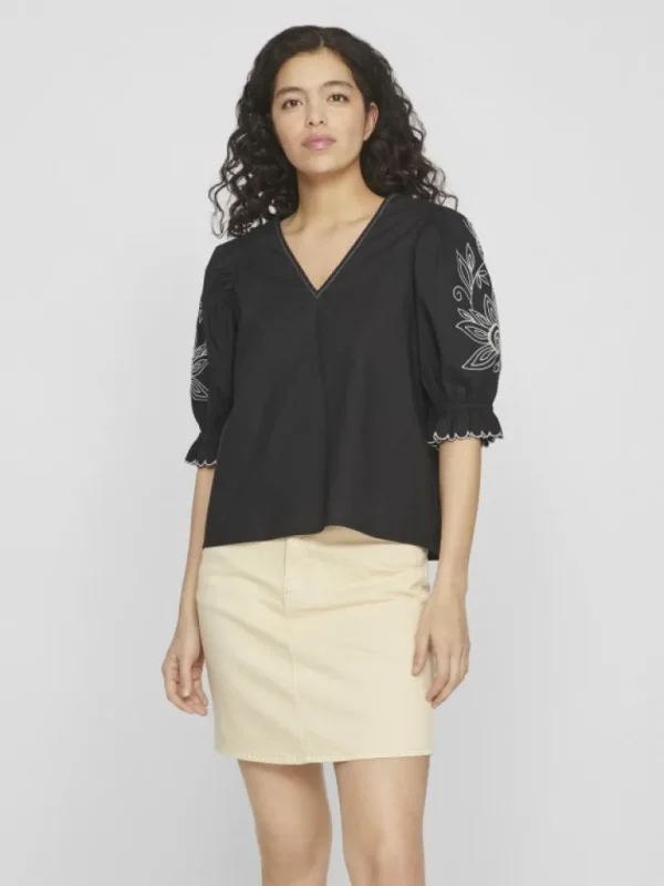 VILA Tops & T-shirts^V-NECK SHORT SLEEVED TOP