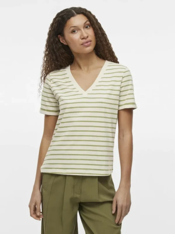 VILA Tops & T-shirts^V-NECK SHORT SLEEVED TOP