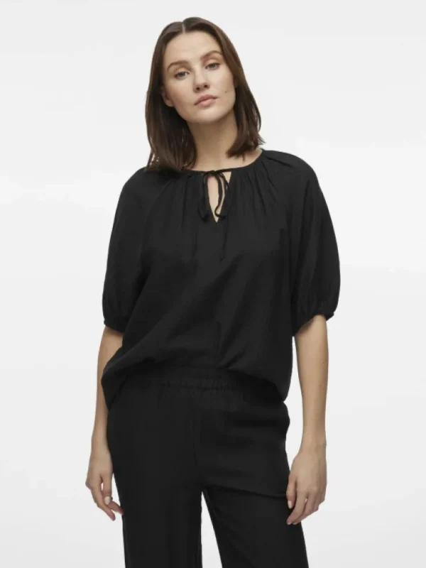 VILA Tops & T-shirts^V-NECK SHORT SLEEVED TOP