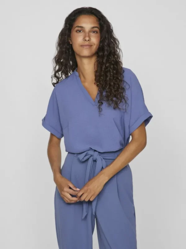 VILA Tops & T-shirts^V-NECK SHORT SLEEVED TOP