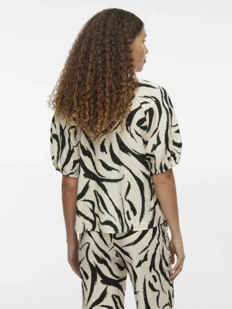 VILA Tops & T-shirts^V-NECK SHORT SLEEVED TOP