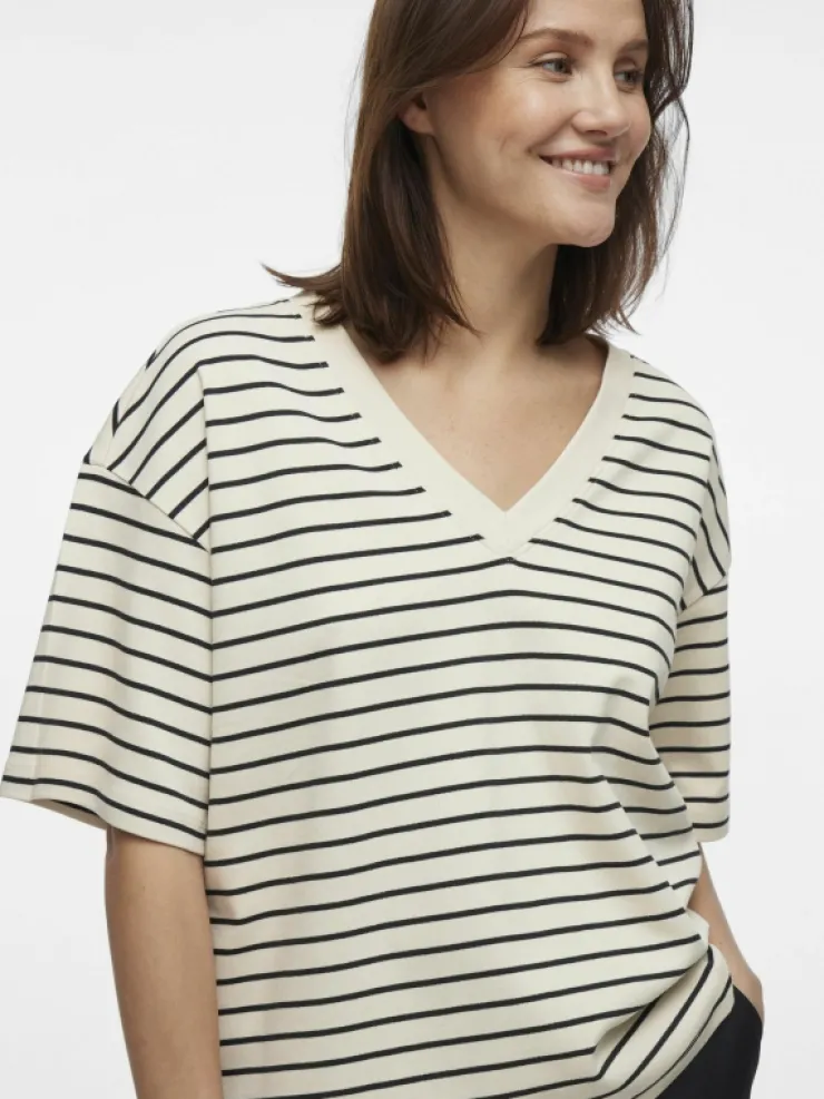 VILA Tops & T-shirts^V-NECK SHORT SLEEVED TOP