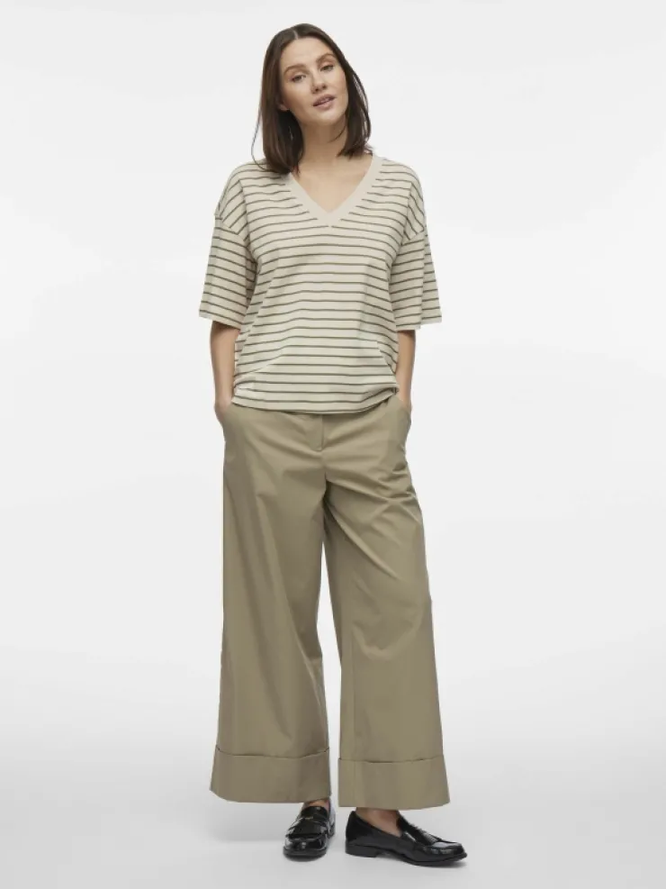 VILA Tops & T-shirts^V-NECK SHORT SLEEVED TOP