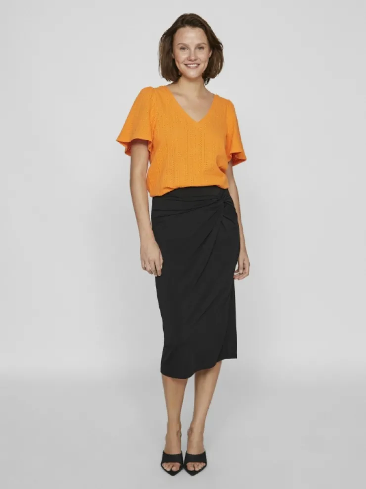 VILA Tops & T-shirts^V-NECK SHORT SLEEVED TOP