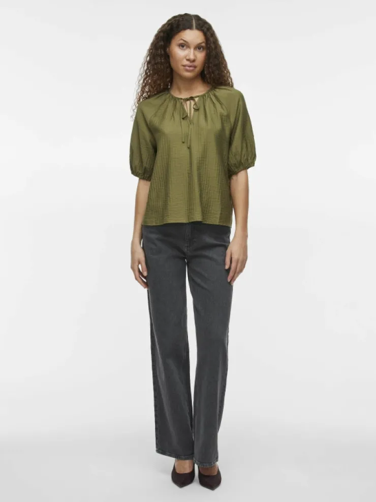 VILA Tops & T-shirts^V-NECK SHORT SLEEVED TOP