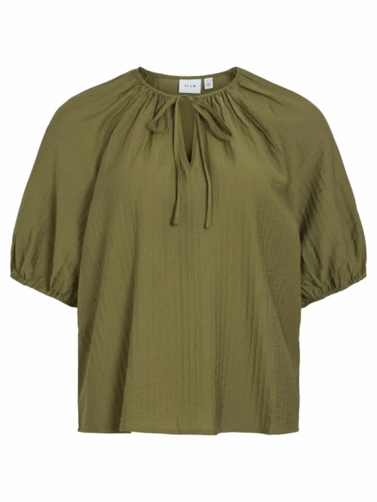 VILA Tops & T-shirts^V-NECK SHORT SLEEVED TOP