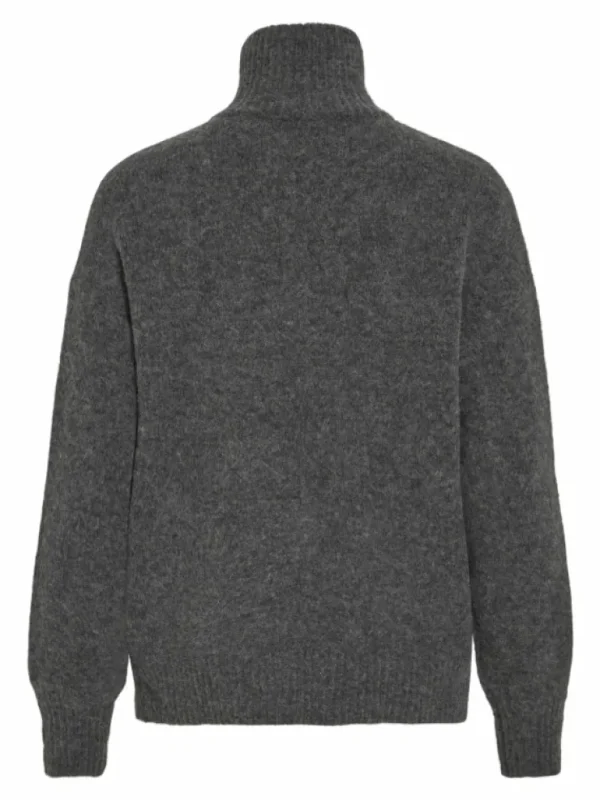 VILA Knitwear^ZIP TURTLENECK KNITTED PULLOVER