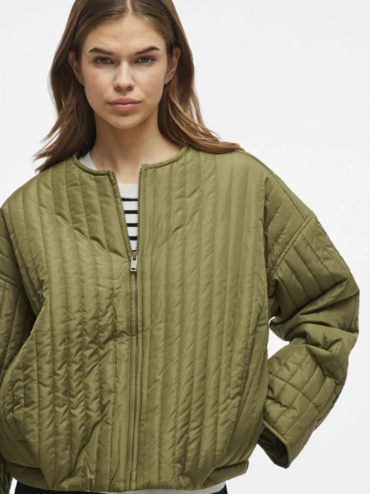VILA Jackets & Coats^ZIPPER BOMBER JACKET