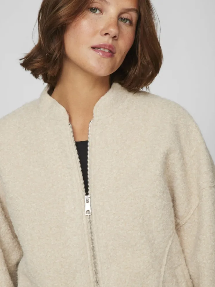 VILA Jackets & Coats^ZIPPER BOMBER JACKET