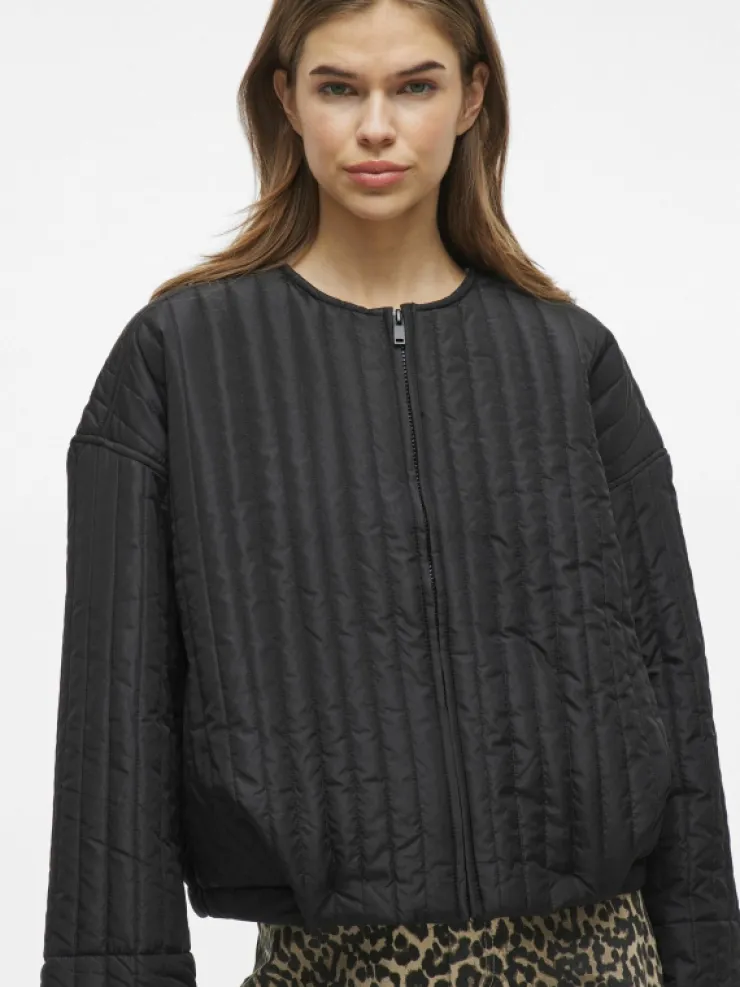 VILA Jackets & Coats^ZIPPER BOMBER JACKET