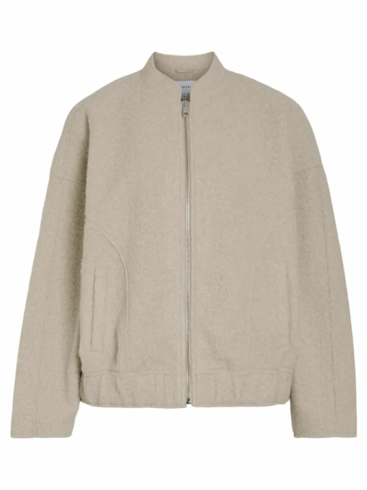 VILA Jackets & Coats^ZIPPER BOMBER JACKET
