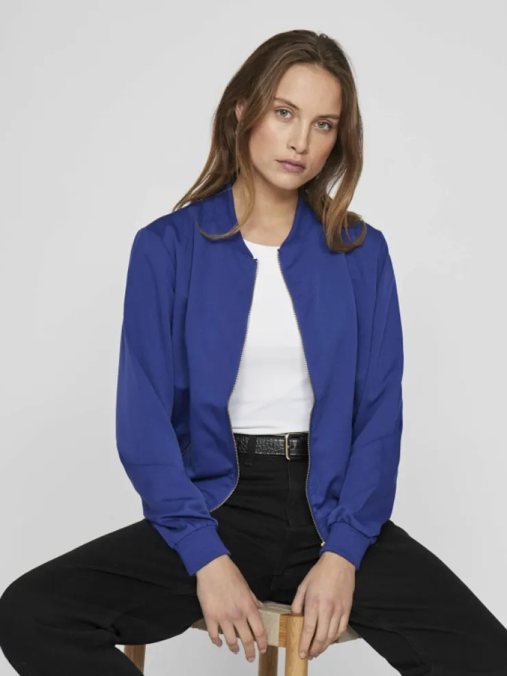 VILA Jackets & Coats^ZIPPER BOMBER JACKET