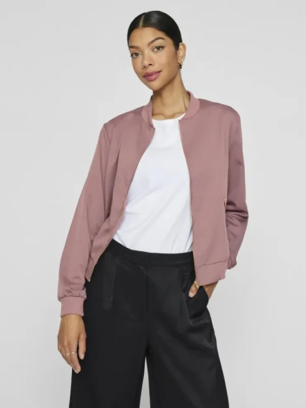 VILA Jackets & Coats^ZIPPER BOMBER JACKET