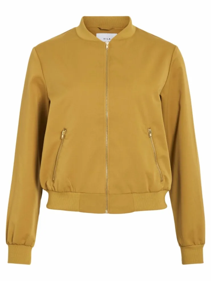 VILA Jackets & Coats^ZIPPER BOMBER JACKET