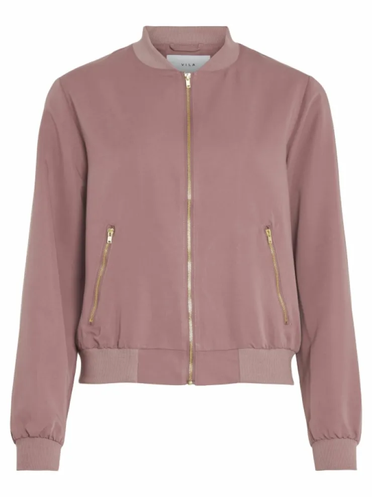 VILA Jackets & Coats^ZIPPER BOMBER JACKET
