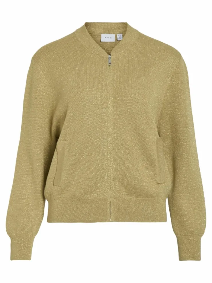 VILA Knitwear^ZIPPER KNITTED CARDIGAN