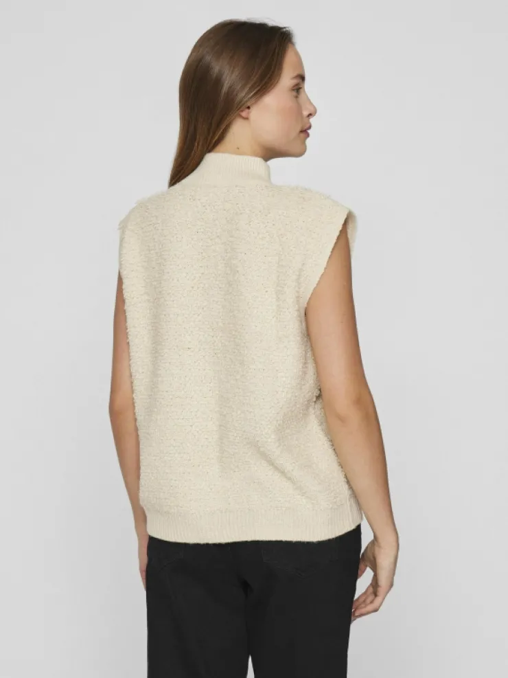 VILA Knitwear^ZIPPER WAISTCOAT